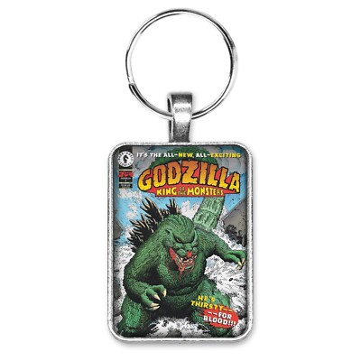 Godzilla King Of The Monsters #1 Cover Key Ring / Necklace Dark Horse Comic Book-image