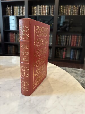 EASTON PRESS Walt Disney: An American Original BOB THOMAS Leather-image