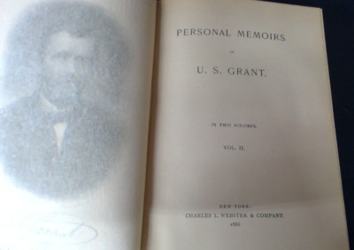 Personal Memoirs of U.S. Grant Volume 2 Leather Bound 1886-image