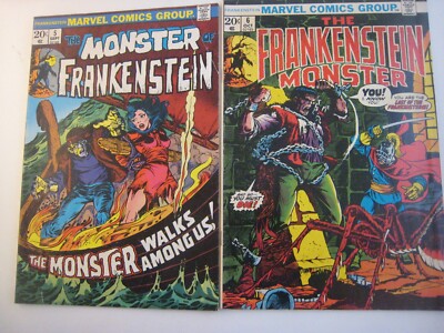 LOT # 05... 12 BRONZE MARVEL HORROR COMICS, GODZILLA, FRANKENSTEIN, MONSTERS+-image