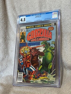 Godzilla #11 CGC Graded 4.5 Marvel Comics 6/78 1978-image