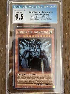 CGC 9.5 Obelisk the Tormentor CT13-EN002 2016 Mega-Tins Limited Edition-image