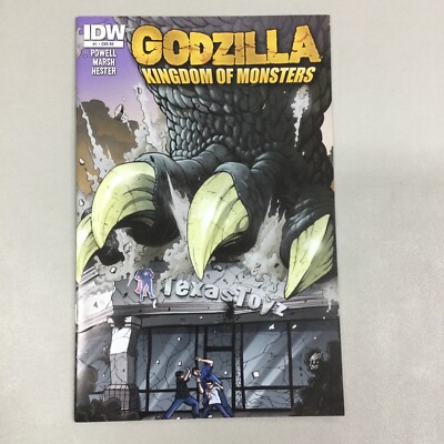 Godzilla Kingdom Of Monsters #1 Texas Toyz Exclusive IDW Comics  (GZ149)-image