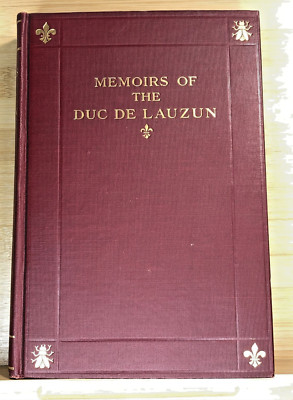 Memoirs of the Duc De Lauzun - Translated by Jules Meras - 1912 - Leather Bound-image