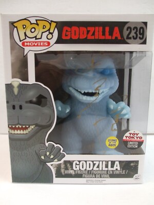Funko Pop! Movies: Godzilla #239 - GLOW NYCC Toy Tokyo with Three Signatures-image