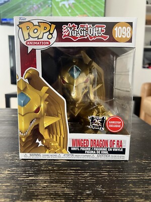 Funko Pop! Anime - Winged Dragon of Ra Metallic Gamestop Exclusive #1098-image