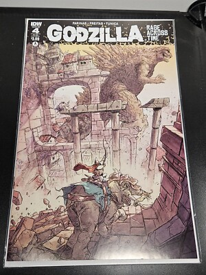 Godzilla: Rage Across Time #4 NM ~ Cvr B Sub (2016) Variant Pablo IDW Comics-image