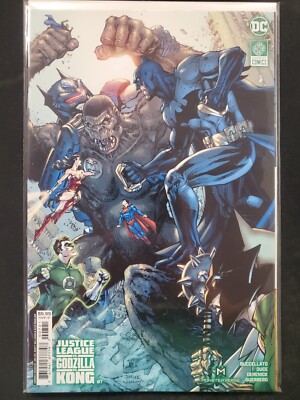 Justice League vs Godzilla vs Kong #7 B Lee Cvr DC 2024 VF/NM Comics-image