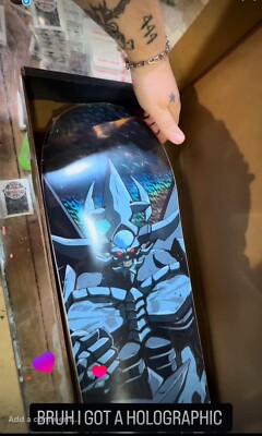 Bear Walker x Yu-Gi-Oh Obelisk The Tormentor Holographic Skateboard 58/250-image