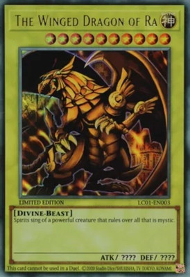 Near Mint x 1 The Winged Dragon of Ra - LC01-EN003 - Ultra Rare - Limited Editio-image