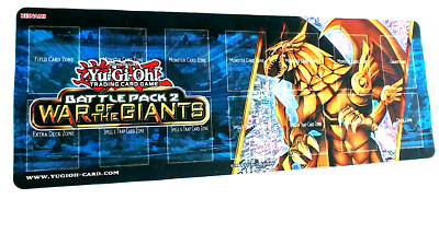 Yugioh Trading Card Game Mat Battle pack 2 War of Giants Winged Dragon of Ra-image