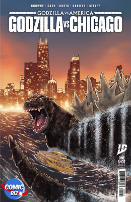 GODZILLA VS AMERICA CHICAGO #1 (2025) 2ND PTG VARIANT COVER* IDW ($7.99)-image