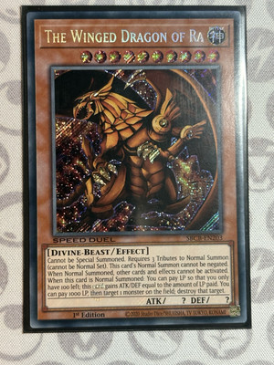 The Winged Dragon of Ra SBCB-EN203 Speed Duel: Battle City Box 1st Edition-image
