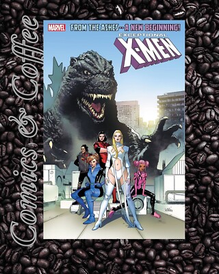 Exceptional X-Men #1 -   Leinil Yu Godzilla Variant! Marvel 24-image