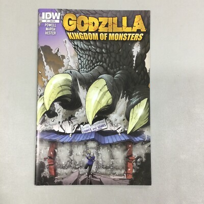 Godzilla Kingdom Of Monster #1 Secret Headquarters Exclusive  (GZ140) 2nd Print-image