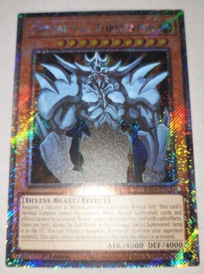 Yugioh Obelisk the Tormentor RA04-EN116 Platinum Secret Rare NM Presale-image