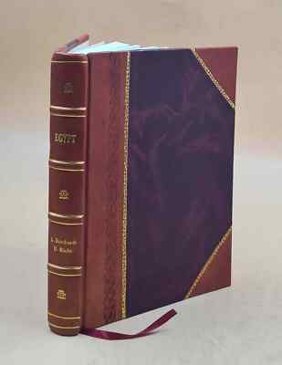 Egypt: Architecture, Landscape, Life Of The People 1920 [Leather Bound]-image