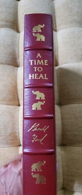 SIGNED A Time to Heal: The Autobiography of Gerald R. Ford 1987 EASTON PRESS HC-image