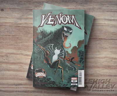 Venom #37 Dave Wachter Godzilla Variant Marvel 2024.-image