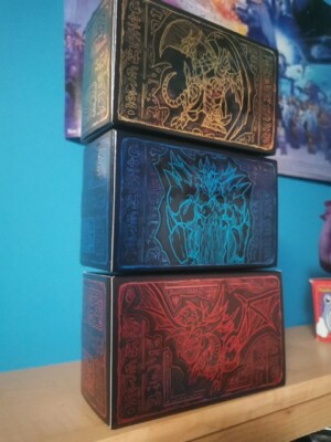 Yugioh OCG PGB1 Prismatic Egyptian God Obelisk Slifer Ra EMPTY INNER BOX ONLY-image