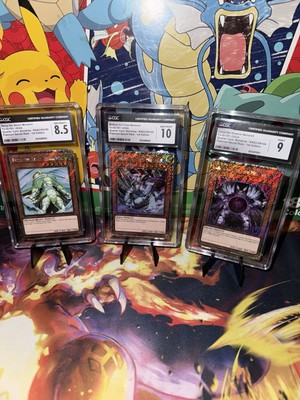 Yugioh 25th Century Sequential SET Secret Rare Monarch Caius Grade 10/9/8.5💎-image