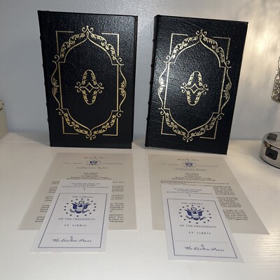 Easton Press : John Adams by Page Smith (1962&63, Leather, 2 Vol. set)-image