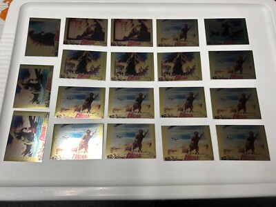 Godzilla Comic Images Gold Puzzle 19 Card lot-image