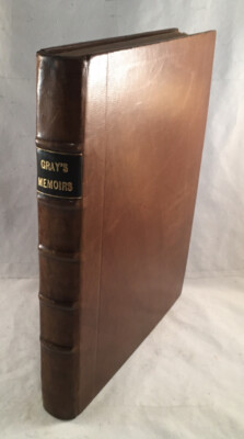 ANTIQUE BOOK THE POEMS OF MR. GRAY MEMOIR OF HIS LIFE & WRITINGS BY W MASON 1775-image