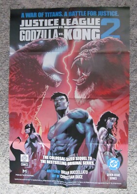 Justice League vs Godzilla vs Kong 2  2025  Poster 24 x 36 DC-image