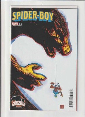 Spider-Boy #11 (2024) Lee Garbett Godzilla Variant - Key 1st Appearances-image