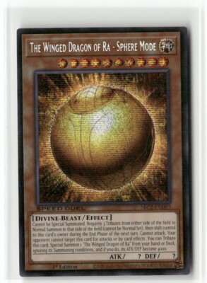 The Winged Dragon of Ra - Sphere Mode SBC2-END03 NM 1st Ed Prismatic SR YGO-image