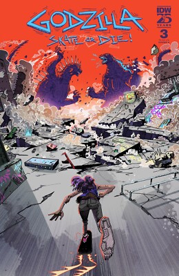 Godzilla: Skate Or Die #3 (2024) (New) Choice of Covers-image