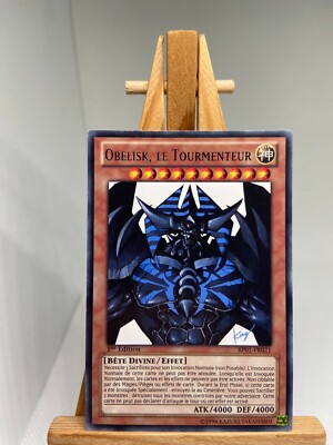 Obelisk The Tormentor - Black Rare 1st Edition BP01-FR021 / EN021 - LP - YuGiOh-image
