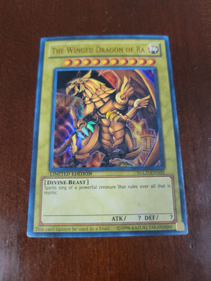 Yugioh - The Winged Dragon of Ra YGLD-ENG03 NM Limited Ultra Rare-image