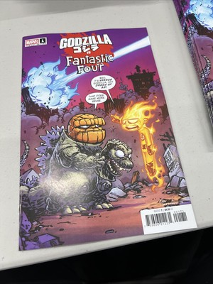 Godzilla vs Fantastic Four #1 Young Cvr Marvel 2025 Comics-image