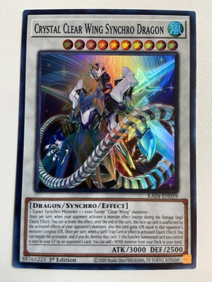 Crystal Clear Wing Synchro Dragon (SR) RA04-EN059 Quarter Century Stampede 1st-image
