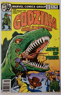GODZILLA #16 MARVEL Nov 1978 FINE HERB TRIMPE  -image
