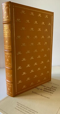 Sons Come & Go, Mothers Hang In Forever William Saroyan *Mint* 1976 Leather-image