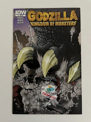 Godzilla: Kingdom of the Monsters #1 (IDW, 2011); Toonseum retailer variant; NM+-image