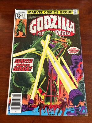 Godzilla King Of The Monsters # 2 FN Marvel Comic Book Dinosaur 10 J300-image