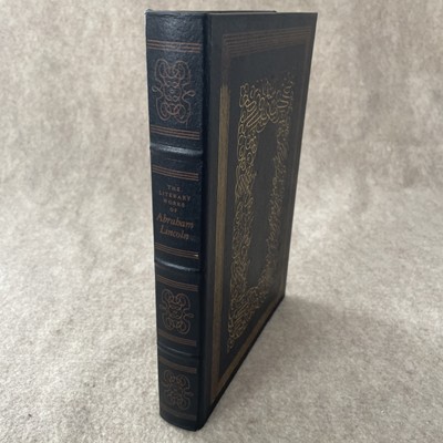Easton Press Library Presidents Literary Works of Abraham Lincoln VERY GOOD HW-image