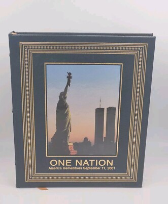 ONE NATION AMERICA REMEMBERS SEPTEMBER 11, 2001 LIFE- Book Press Leather-image