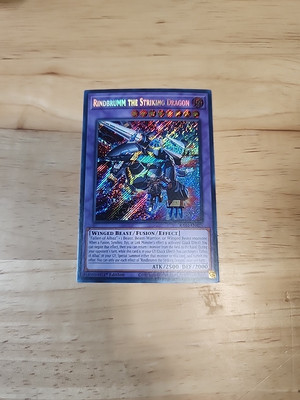 Rindbrumm the Striking Dragon RA02-EN025 Secret Rare 1st Ed NM Yugioh -image