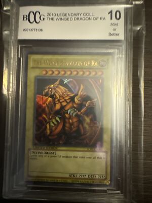 2010 Legendary Collection The Winged Dragon Of Ra LC01-EN003 BCCG 10 MINT-image