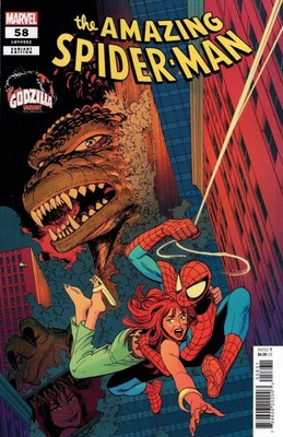 Amazing Spider-Man, The (6th Series) #58B VF/NM; Marvel | 952 Godzilla Variant --image