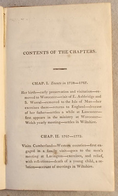 1807 MEMOIRS OF LIFE & TRAVELS OF SARAH STEPHENSON Society of Friends QUAKERS-image