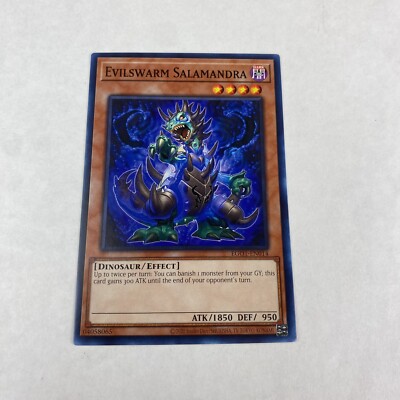 Yugioh Evilswarm Salamandra Eg01-en014 Egyptian God Deck Obelisk The Tormentor-image