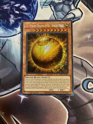 (RA01) THE WINGED DRAGON OF RA - SPHERE MODE 1ST SECRET RA01-EN007 YUGIOH!-image