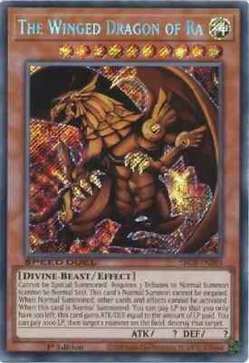 The Winged Dragon of Ra *Secret Rare* SBCB-EN203 YuGiOh TCG Card-image