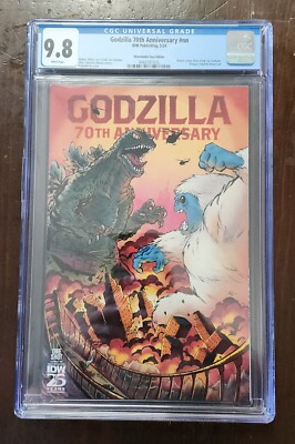 CGC 9.8 Godzilla Chomp 70th Anniversary SDCC Plastic Empire Exclusive LE 500-image